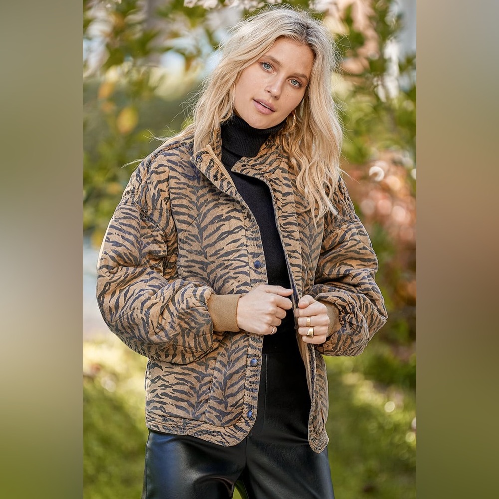 BlankNYC Tiger Striped Jacket
